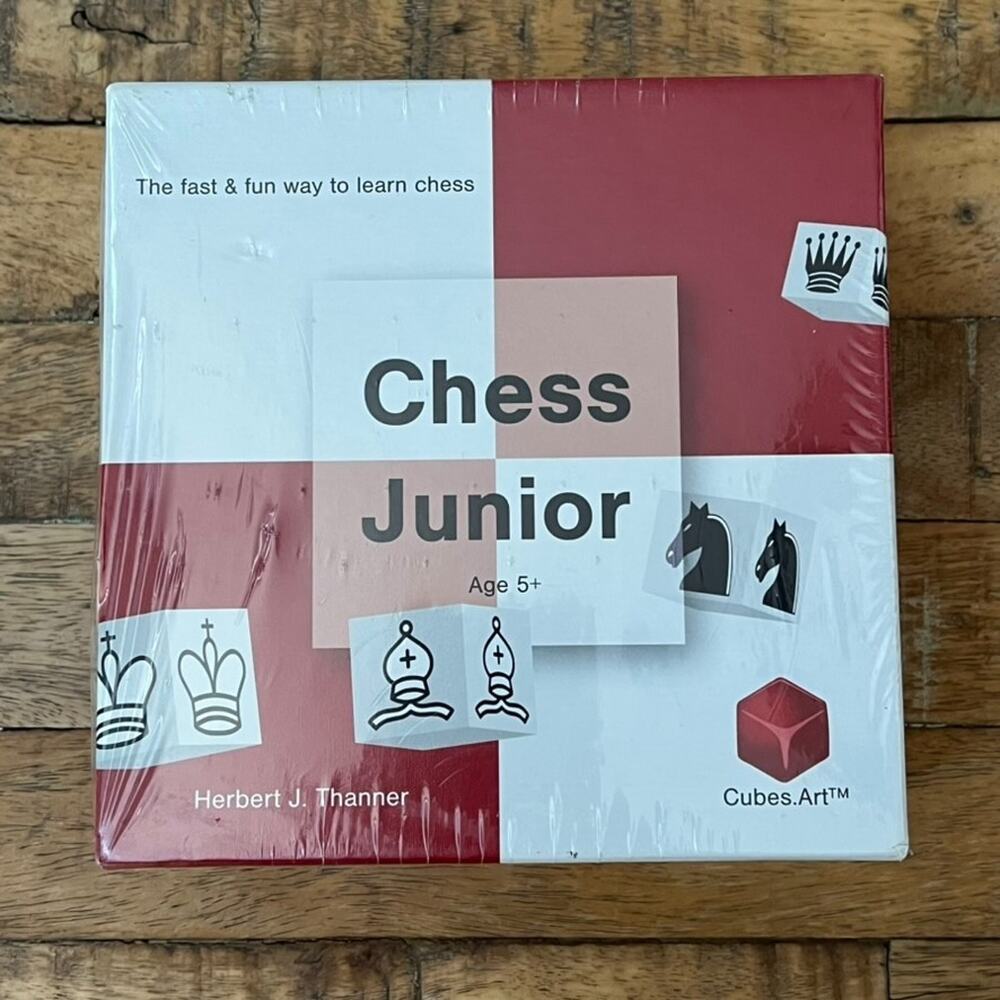 Cubes Art Chess Junior Blue Logic Strategy Puzzle Board Game Ages 5+